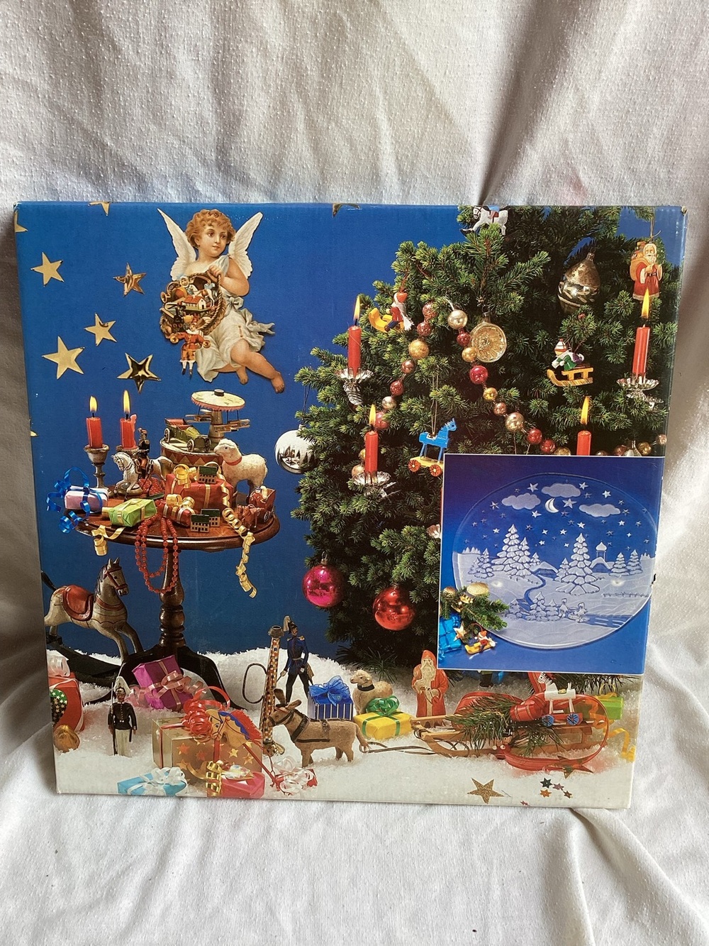 Vintage Walther - Glass Christmas platter